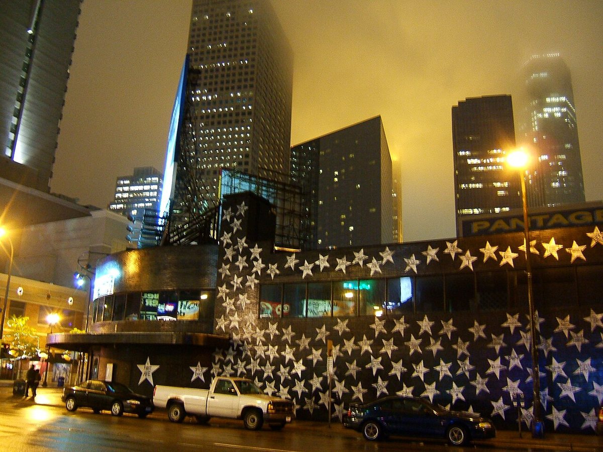 The star-studded exterior of First Avenue nightclub in downtown Minneapolis
